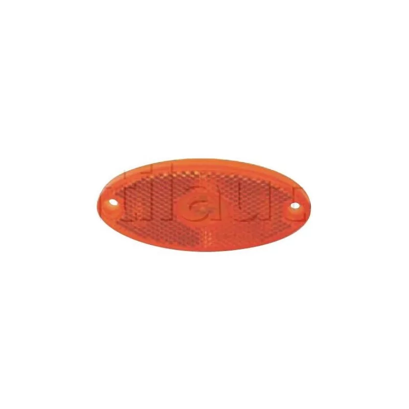 Feu latéral orange avec catadioptre - 100 x 44 x 12 mm - 12/24 Volts