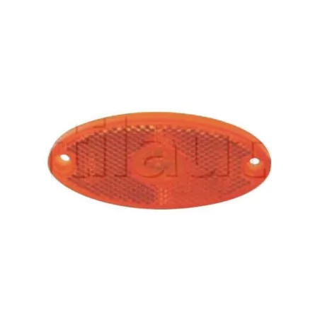 Feu latéral orange avec catadioptre - 100 x 44 x 12 mm - 12/24 Volts