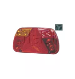 Feu arrière GAUCHE compact à Leds - 12/24 Volts - 240 x 130 x 47 mm