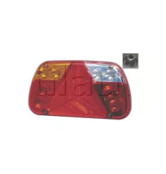 Feu arrière DROIT compact à Leds - 12/24 Volts - 240 x 130 x 47 mm