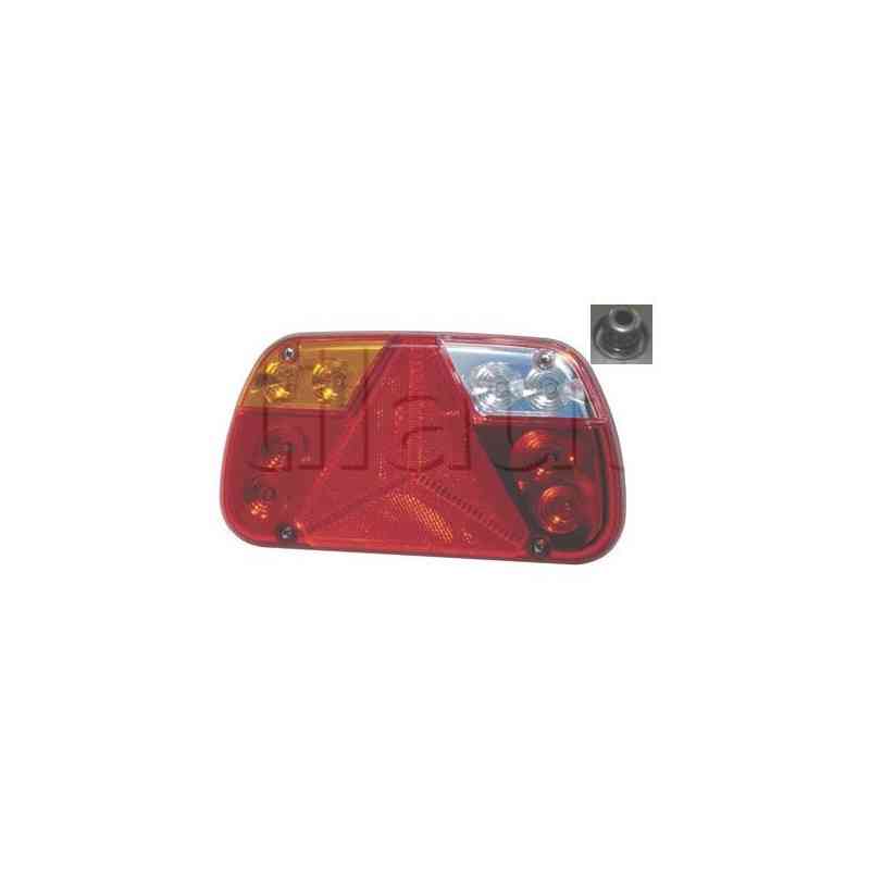 Feu arrière DROIT compact à Leds - 12/24 Volts - 240 x 130 x 47 mm