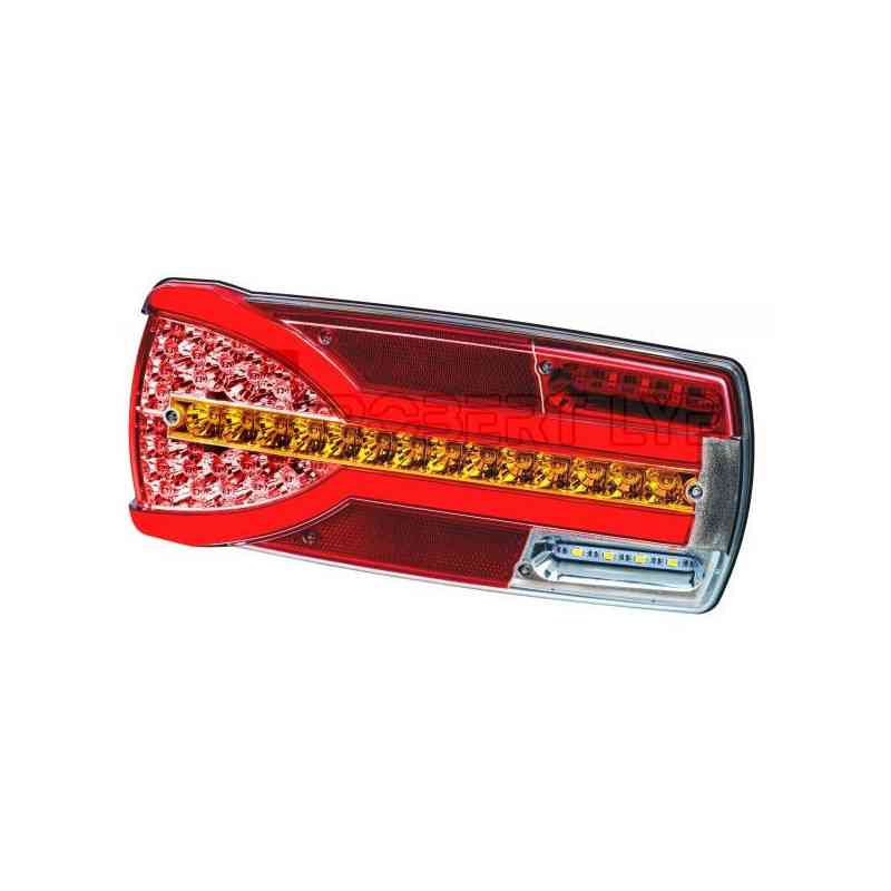 Feu arrière GAUCHE compact à Leds - 12/24 Volts - 304 X 132 X 48 mm - IP68