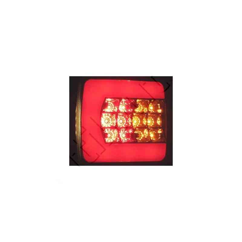 Feu arrière compact à Leds - 12/24 Volts - 103 x 90 x 35 mm - IP67 DROIT 12/24V Feu arrière compact à Leds - 12/24 Volts - 103 x 90 x 35 mm - IP67 DROIT 12/24V