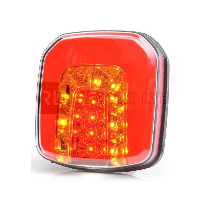 Feu arrière compact à Leds - 12/24 Volts - 108 x 102 mm x 56 mm - IP68 4F PRINCIPAL Feu arrière compact à Leds - 12/24 Volts - 108 x 102 mm x 56 mm - IP68 4F PRINCIPAL