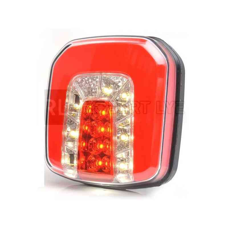 Feu arrière compact à Leds - 12/24 Volts - 108 x 102 mm x 56 mm - IP68 4F SECONDAIRE Feu arrière compact à Leds - 12/24 Volts - 108 x 102 mm x 56 mm - IP68 4F SECONDAIRE