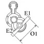 Démarreur 12 volts, Delco 10455300,Volvo 8348930, Ford F3HZ11002A