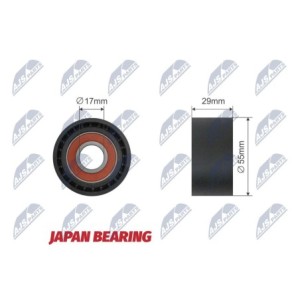 Galet Enrouleur Des Courroies De Distribution BMW 1 E81-E82-E88 - 1570447, 654579, RT1665
