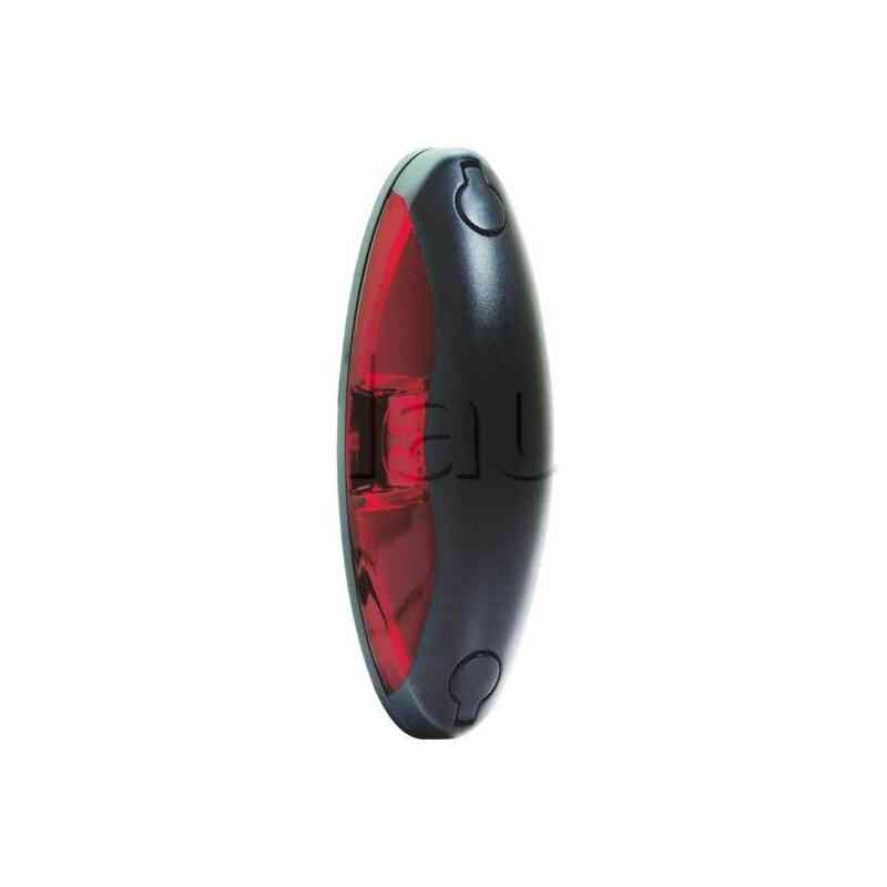 Feu de gabarit rouge / blanc à Leds à plaquer - 10/30 Volts - 110 x 37 x 34 mm Feu de gabarit rouge / blanc à Leds à plaquer - 10/30 Volts - 110 x 37 x 34 mm