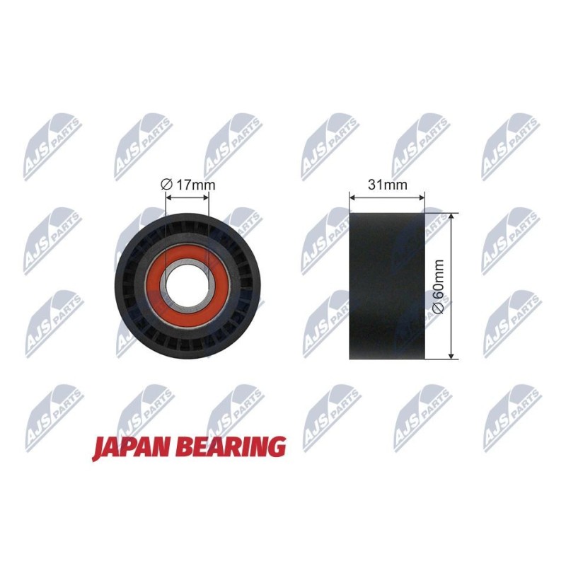 Galet Enrouleur Des Courroies De Distribution RENAULT MASTER 2 - APV2804, 37154, T39086