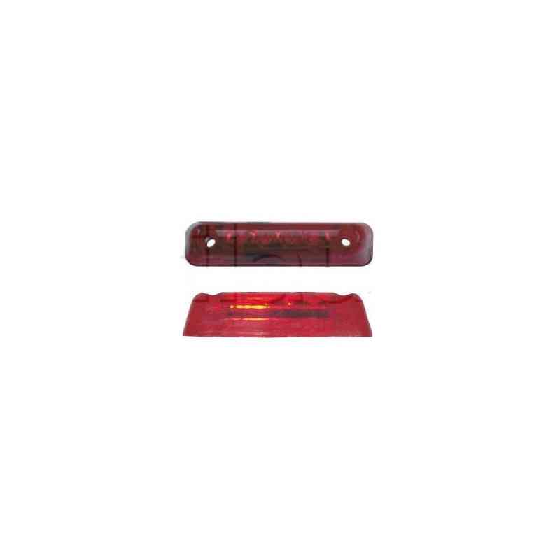 Feu de position arrière 4 Leds - L 65 x l 16 x 16,5 mm Rouge 12 Volts Feu de position arrière 4 Leds - L 65 x l 16 x 16,5 mm Rouge 12 Volts