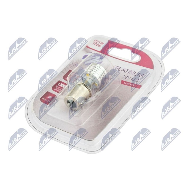 Ampoule Led P21w Platine MARQUAGE P21W SYMBOLE DE BASE BA15S