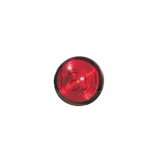 Feu de position arrière 1 Led - ø 30 mm - A encastrer - 12/24 Volts