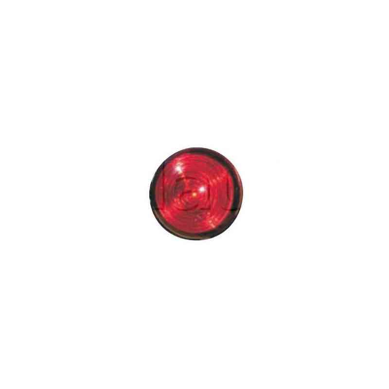 Feu de position arrière 1 Led - ø 30 mm - A encastrer - 12/24 Volts