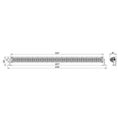 Panneau de barre LED 96x LED 1344mm LB0007