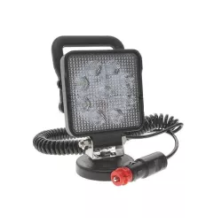 Phare de travail carré magnétique avec poignée 9 Leds OSRAM - 10/30 Volts - L 100 x H 129 x Ep 40 mm - IP67/69K