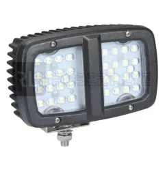 Phare de travail rectangle 36 Leds - 10/30 Volts - L 160 x H 110,8 x Ep 93,3 mm - IP67/69K