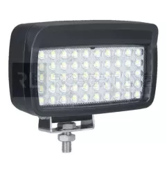 Phare de travail rectangle 50 Leds - 10/30 Volts - L 156 x H 107 x Ep 89 mm - IP69K. 50 LEDS