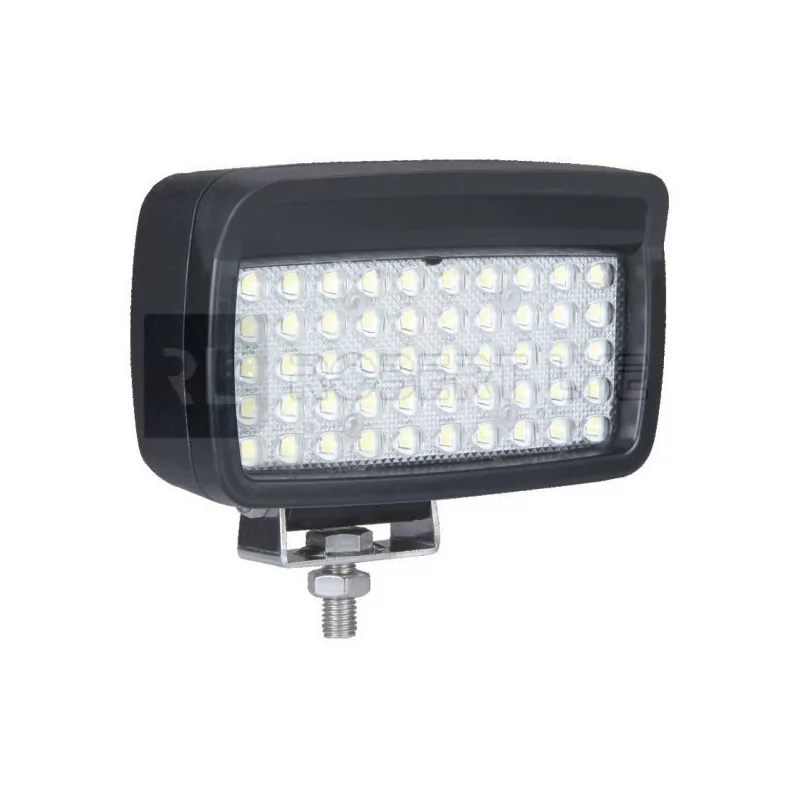 Phare de travail rectangle 50 Leds - 10/30 Volts - L 156 x H 107 x Ep 89 mm - IP69K. 50 LEDS