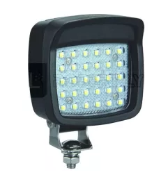 Phare de travail 30 Leds - 10/30 Volts - L 107 x H 120 x Ep 95 mm - IP67-IP69K