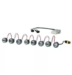 Feux de jour à Leds montés en série - IP67 8G+8D