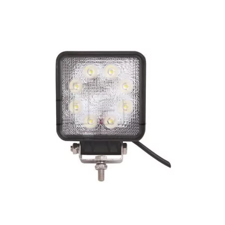 Phare de travail carré 8 leds - 10/30 Volts - L 110 x H 128 x Ep 45 mm - IP67