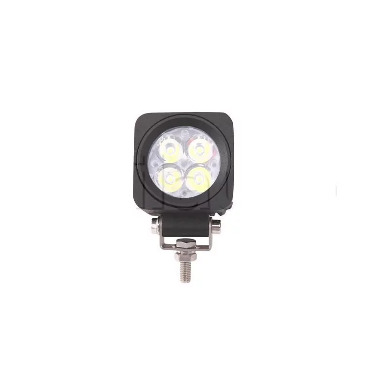 Phare de travail carré 4 leds - 10/30 Volts - L 66 x H 120 x Ep 65 mm - IP67