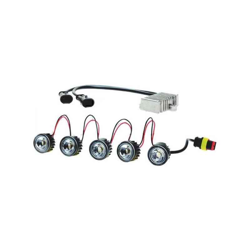 Feux de jour à Leds montés en série - IP67 5G+5D