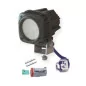 Phare de travail carré 1 Led type CREE - 9/50 volts - L 55 x H 81 x Ep 58 mm - IP68