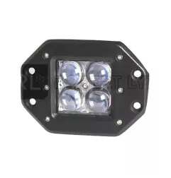 Phare de travail carré 4 Leds type CREE - 10/30 volts - IP67