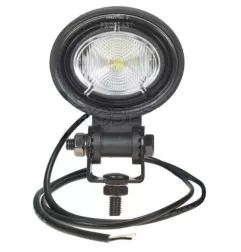 Phare de travail rond 1 Led - ADR - 12/36 Volts - ø 60 x H 78 x EP 60 mm - IP69K