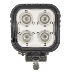 Phare de travail carré 4 Leds - 9/32 volts - L 110 x H 139 x Ep 64 mm - IP69 1800LM