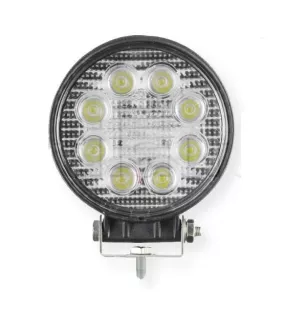 Phare de travail rond 8 Leds - 10/30 volts - ø 110 x H 128 x Ep 45 mm - IP67