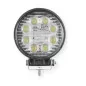 Phare de travail rond 8 Leds - 10/30 volts - ø 110 x H 128 x Ep 45 mm - IP67