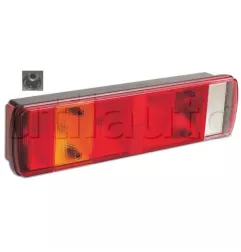 Feu arrière pour camions SCANIA à ampoules - 24 Volts - 515 x 130 x 80 mm Presse étoupe