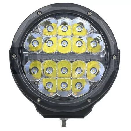 Projecteur longue portée 16 Leds avec feu de position - 10/30 volts - ø 178 mm - IP67-IP69K