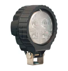 Phare de travail Faisceau large rond 4 leds - 10/50 Volts - ø 101,5 x H 136,6 x Ep 63,5 mm - IP67