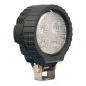 Phare de travail Faisceau large rond 4 leds - 10/50 Volts - ø 101,5 x H 136,6 x Ep 63,5 mm - IP67