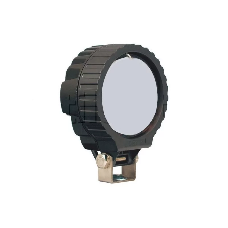 Phare de travail Faisceau longue portée rond 4 leds - 10/50 Volts - ø 101,5 x H 136,6 x Ep 63,5 mm - IP67