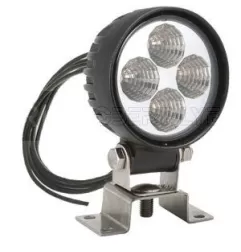 Phare de travail rond 4 Leds - 10/30 Volts - ø 84 x H 111 x EP 65 mm - IP68