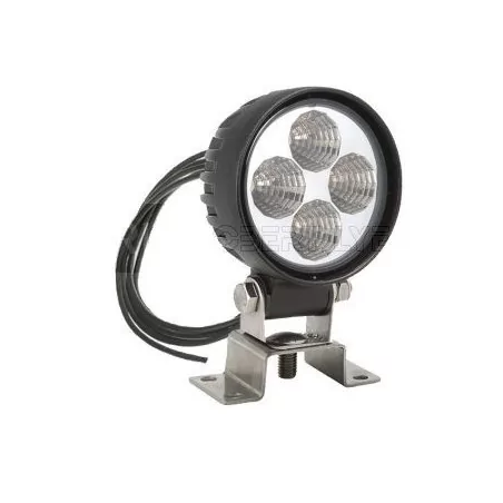 Phare de travail rond 4 Leds - 10/30 Volts - ø 84 x H 111 x EP 65 mm - IP68