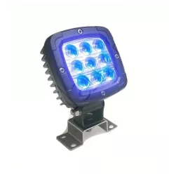 Phare de travail carré 9 leds type CREE - 10/30 Volts - L 99 x H 128 x Ep 64 mm - IP68