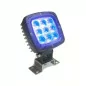 Phare de travail carré 9 leds type CREE - 10/30 Volts - L 99 x H 128 x Ep 64 mm - IP68