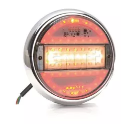 Feu arrière compact à Leds - 12/24 Volts - ø 140 x 27 mm