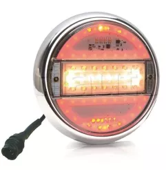 Feu arrière compact à Leds - 12/24 Volts - ø 140 x 27 mm