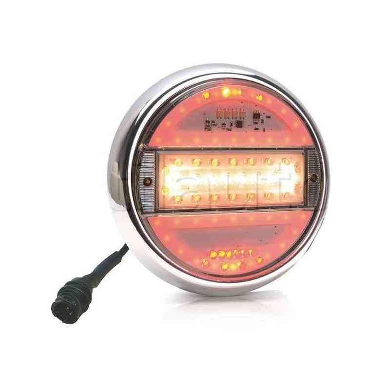 Feu arrière compact à Leds - 12/24 Volts - ø 140 x 27 mm