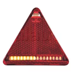 Feux arrières à Leds pour petites remorques - 12/24 Volts - L 163 x H 144 x Ep 60 mm