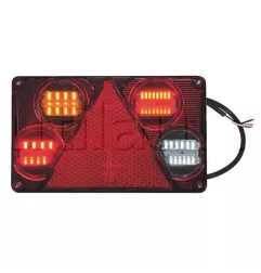 Feu arrière compact Full Leds pour remorques - 9/36 Volts - 232 x 142 x 59 mm - IP68 gauche