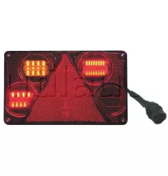 Feu arrière compact Full Leds pour remorques - 9/36 Volts - 232 x 142 x 59 mm - IP68 gauche
