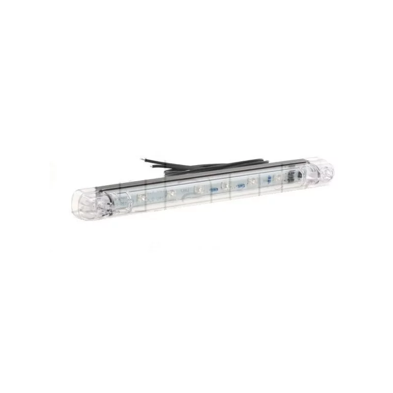 Feu stop additionnel 6 Leds - 12/24 Volts - 237 x 21 x 25 mm - IP68