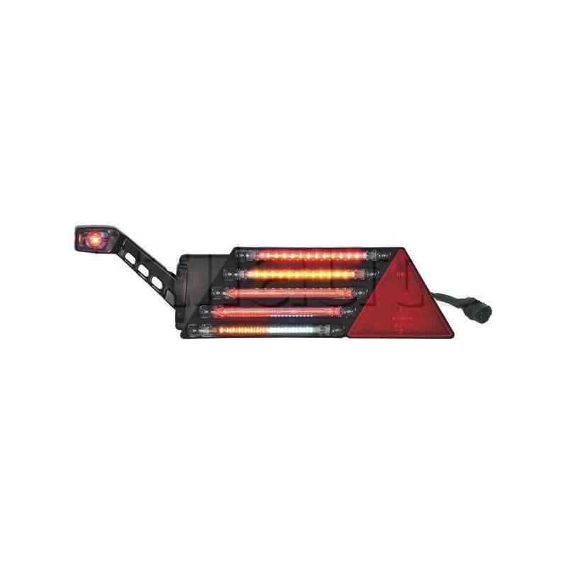 Feu arrière à Leds pour remorques - 24 Volts - 598 x 179 x 55 mm - IP68 gauche